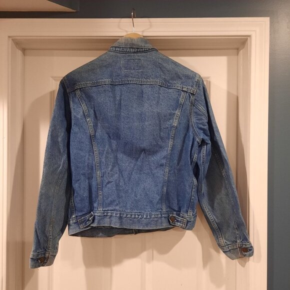 Vtg Levis Jacket Mens 44 Denim Jean Trucker Type 3 Made In USA Faded 80s 70506 - Picture 2 of 15